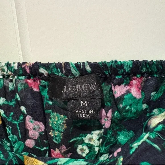 JCREW - Tie-front cotton voile camisole in winter garden floral - Picture 3 of 6